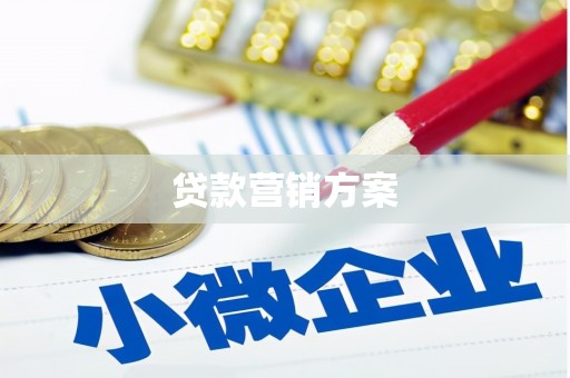 乐清贷款营销方案
