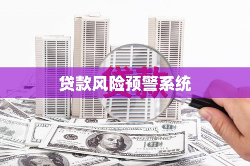 雨花贷款风险预警系统