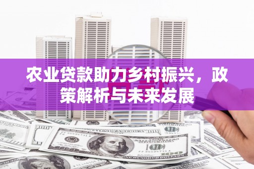 祁县农业贷款助力乡村振兴，政策解析与未来发展