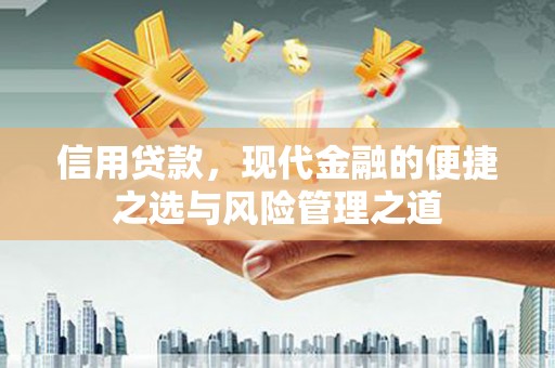 永靖信用贷款，现代金融的便捷之选与风险管理之道