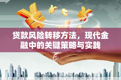 广宗贷款风险转移方法，现代金融中的关键策略与实践