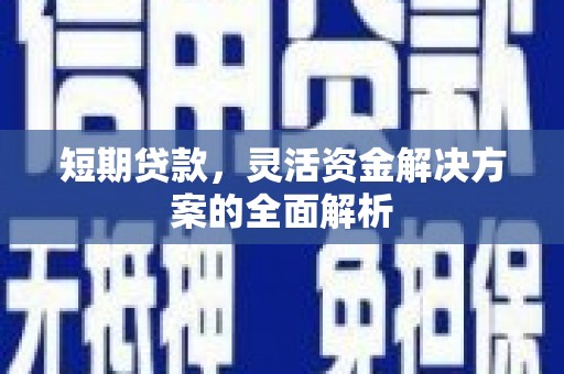 柳营短期贷款，灵活资金解决方案的全面解析