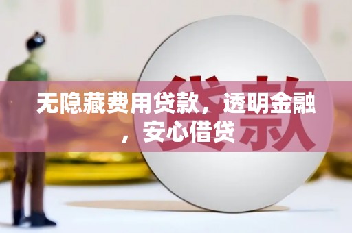 吴起无隐藏费用贷款，透明金融，安心借贷