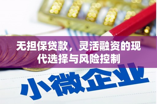 市中区无担保贷款，灵活融资的现代选择与风险控制