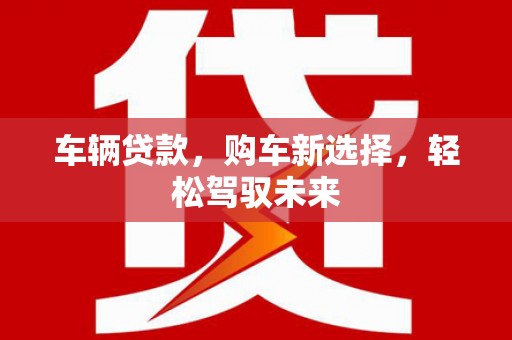 太麻里车辆贷款，购车新选择，轻松驾驭未来