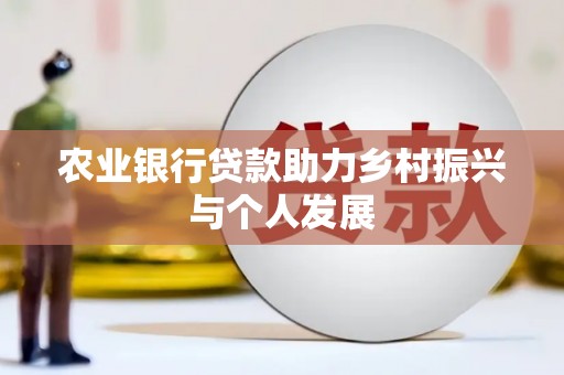 宁夏农业银行贷款助力乡村振兴与个人发展