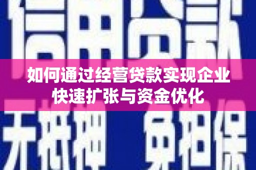 岳阳如何通过经营贷款实现企业快速扩张与资金优化