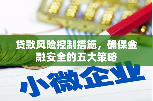 回民贷款风险控制措施，确保金融安全的五大策略