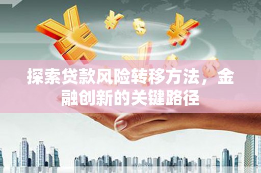 宝塔探索贷款风险转移方法，金融创新的关键路径