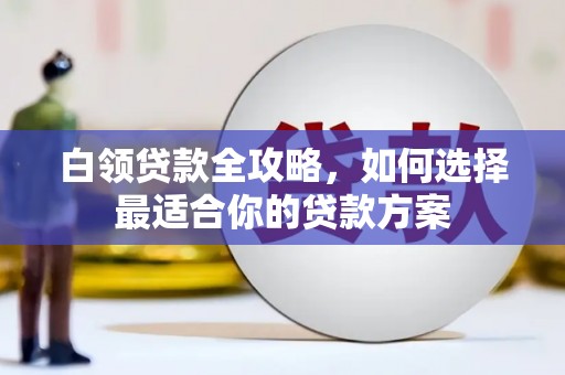 麟洛白领贷款全攻略，如何选择最适合你的贷款方案