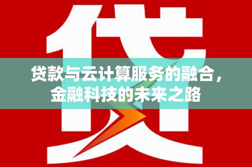 杂多贷款与云计算服务的融合，金融科技的未来之路
