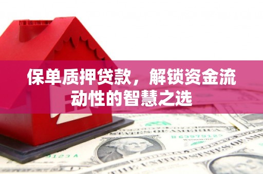 山东保单质押贷款，解锁资金流动性的智慧之选